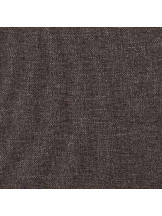 Gultas rāmis bez matrača, tumši brūns, 100x200 cm, audums