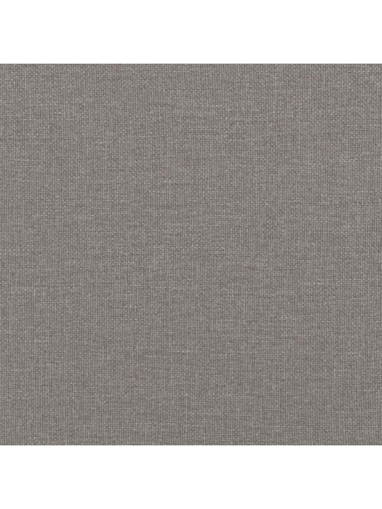 Gultas rāmis bez matrača pelēkbrūns 120x190 cm audums