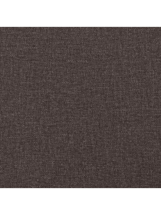 Gultas rāmis bez matrača, tumši brūns, 120x200 cm, audums