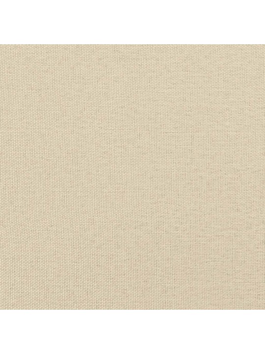 Gulta bez matrača, krēmkrāsas, 140x200 cm, audums