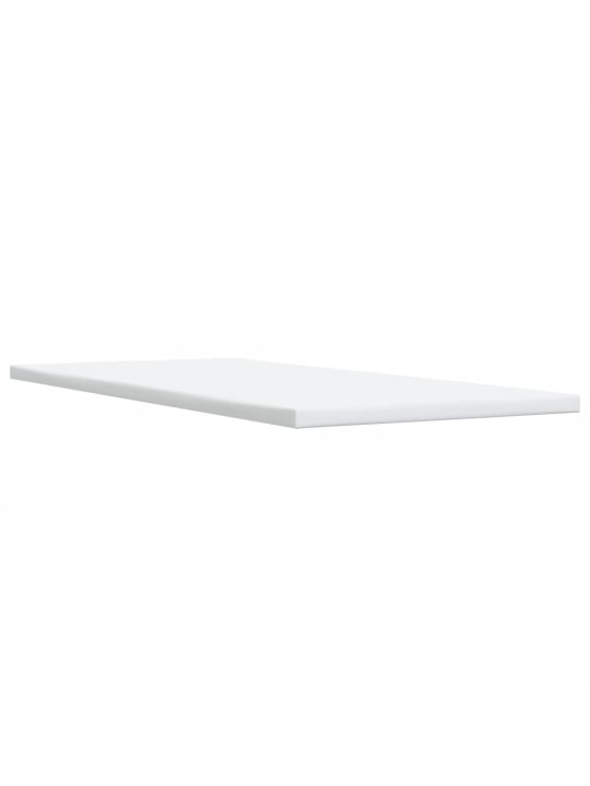 Kontinentālā gulta ar matraci, pelēka, 80x200 cm, mākslīgā āda