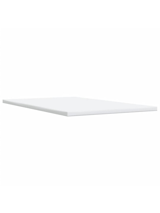 Kontinentālā gulta ar matraci, pelēka, 120x200 cm, mākslīgā āda