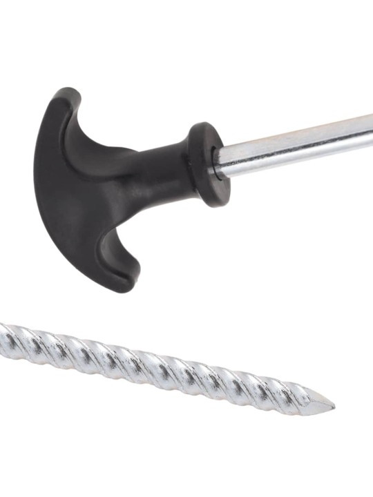 Telts mietiņi, 12 gab., 17 cm, ø7 mm, cinkots tērauds