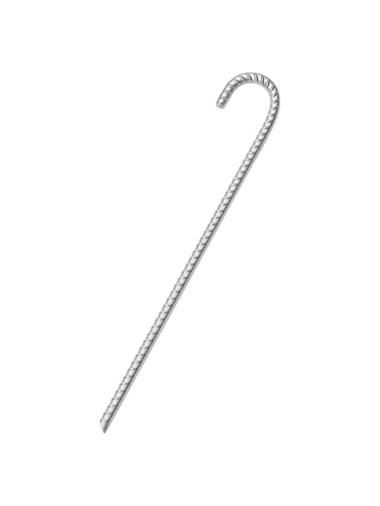 Telts mietiņi, 6 gab., 41,5 cm, ø12 mm, cinkots tērauds