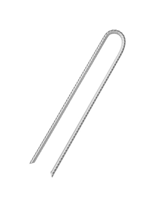 Telts mietiņi, 6 gab., 37 cm, ø10 mm, cinkots tērauds