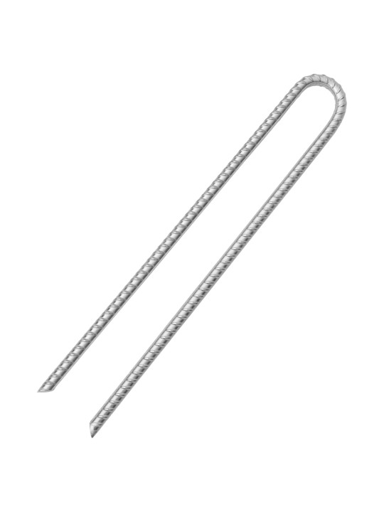 Telts mietiņi, 6 gab., 41,5 cm, ø12 mm, cinkots tērauds