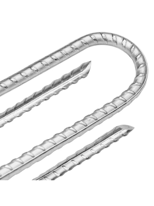 Telts mietiņi, 6 gab., 41,5 cm, ø12 mm, cinkots tērauds