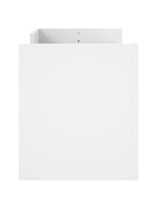 Tv skapītis, balts, 100x35x40 cm, inženierijas koks