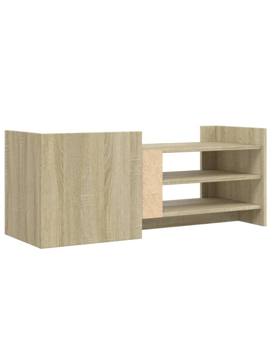 Tv skapītis, ozolkoka krāsa, 100x35x40 cm, inženierijas koks