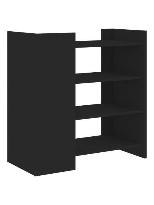Kumode, melna, 73,5x35x75 cm, inženierijas koks