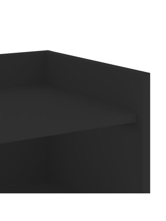 Kumode, melna, 73,5x35x75 cm, inženierijas koks