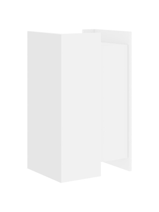 Kumode, balta, 45x35x75 cm, inženierijas koks