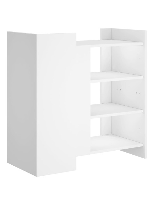 Kumode, balta, 73,5x35x75 cm, inženierijas koks