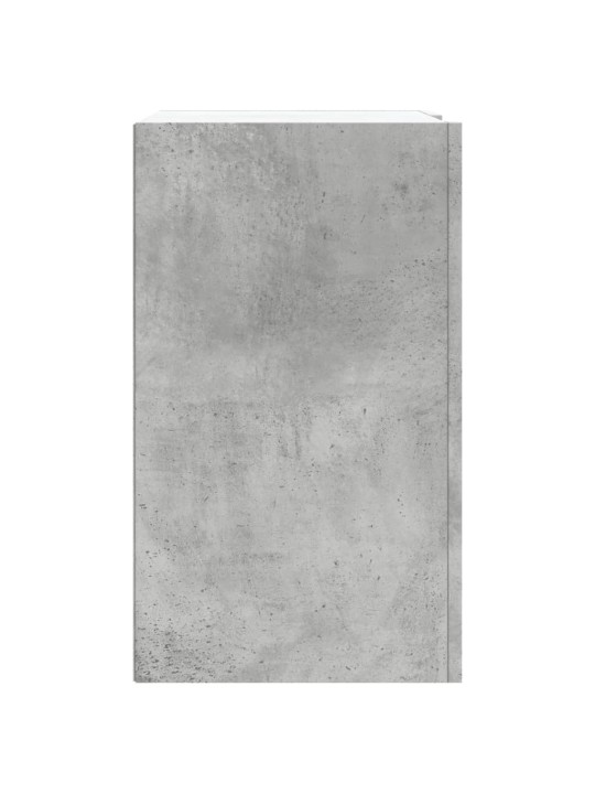 Sienas skapītis, betona pelēks, 75x35x60 cm, inženierijas koks