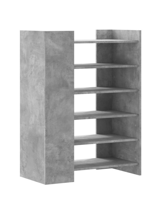 Apavu skapītis betona pelēks 74,5x37,5x100cm inženierijas koks