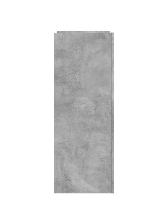 Apavu skapītis, betona pelēks, 52x37,5x100cm, inženierijas koks