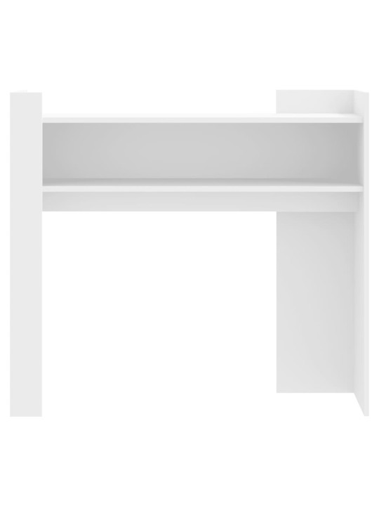 Konsoles galdiņš, balts, 100x35x90 cm, inženierijas koks