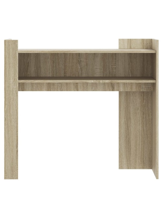 Konsoles galdiņš, koka krāsa, 100x35x90 cm, inženierijas koks