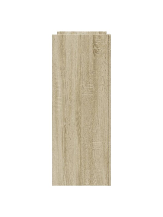 Konsoles galdiņš, koka krāsa, 100x35x90 cm, inženierijas koks