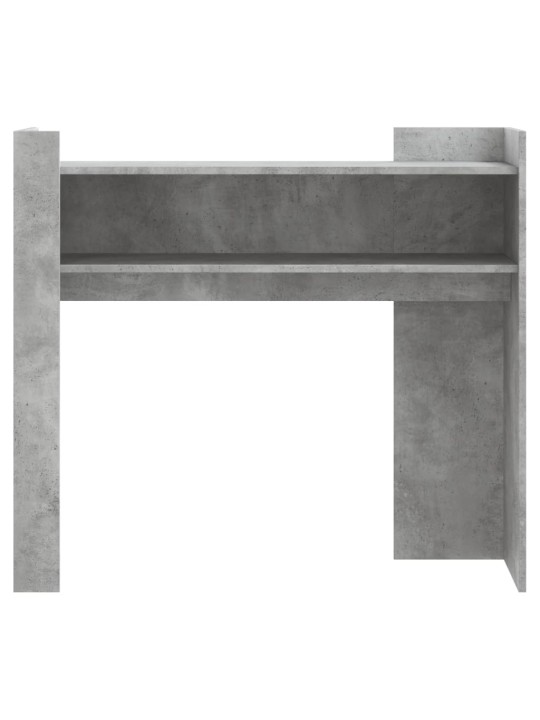 Konsoles galdiņš, betonpelēks, 100x35x90 cm, skaidu plāksne