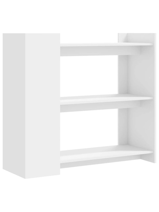 Konsoles galdiņš, balts, 100x35x90 cm, inženierijas koks