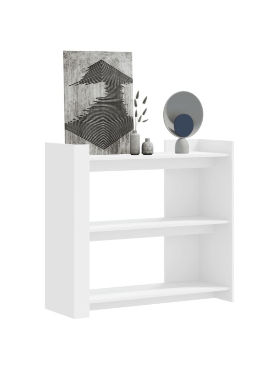 Konsoles galdiņš, balts, 100x35x90 cm, inženierijas koks