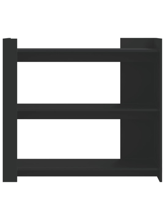 Konsoles galdiņš, melns, 100x35x90 cm, inženierijas koks
