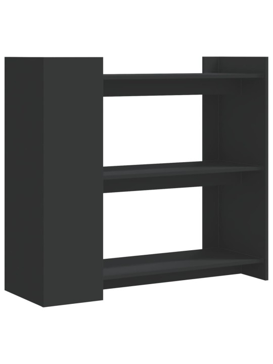Konsoles galdiņš, melns, 100x35x90 cm, inženierijas koks