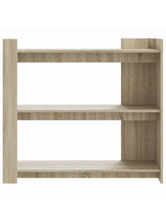 Konsoles galdiņš, koka krāsa, 100x35x90 cm, inženierijas koks