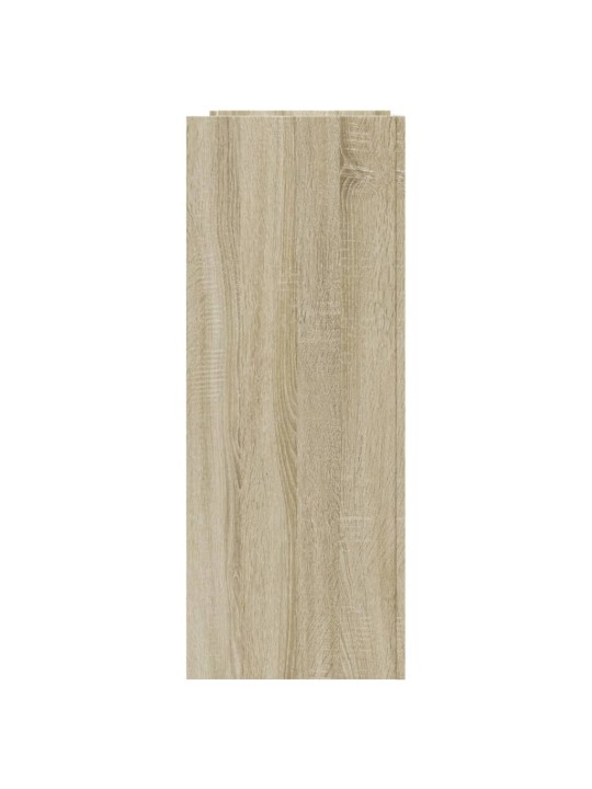 Konsoles galdiņš, koka krāsa, 100x35x90 cm, inženierijas koks