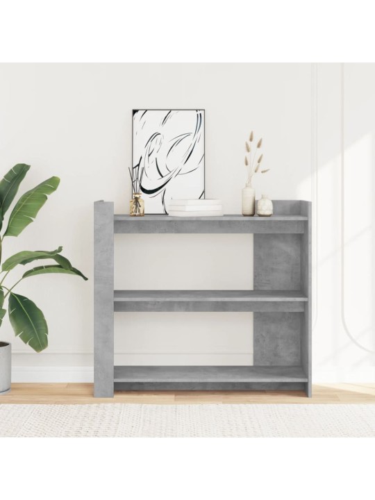 Konsoles galdiņš, betonpelēks, 100x35x90 cm, skaidu plāksne