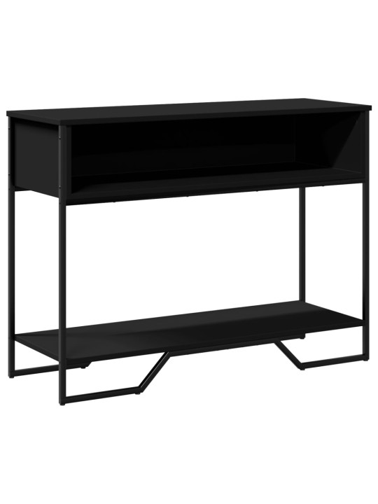 Konsoles galdiņš, melns, 100x35x74,5 cm, inženierijas koks
