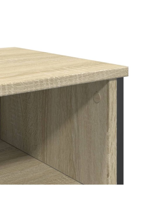 Konsoles galdiņš, koka krāsa, 100x35x74,5 cm, inženierijas koks