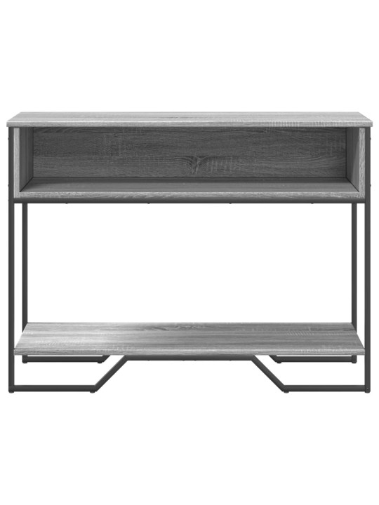 Konsoles galdiņš, pelēcīgs, 100x35x74,5 cm, inženierijas koks