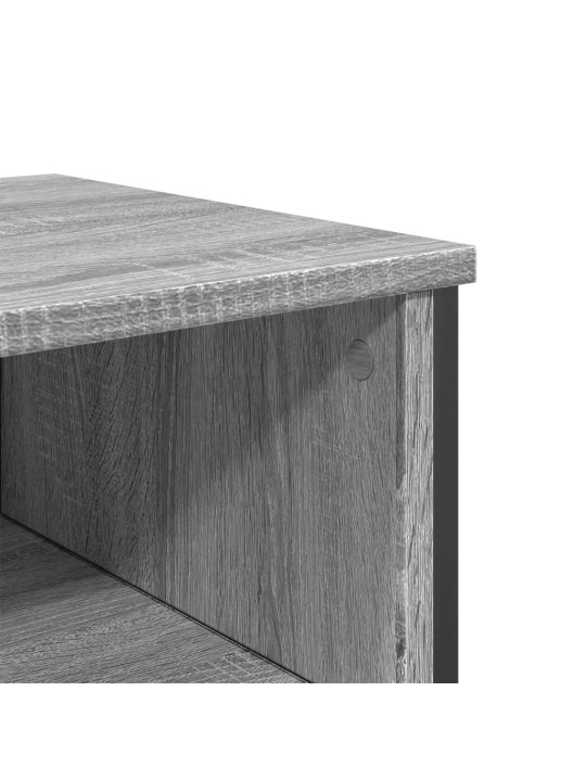 Konsoles galdiņš, pelēcīgs, 100x35x74,5 cm, inženierijas koks