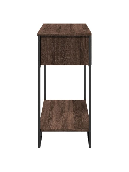 Konsoles galdiņš, brūns, 100x35x74,5 cm, inženierijas koks