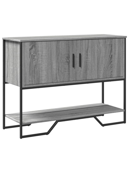 Konsoles galdiņš, pelēcīgs, 100x35x74,5 cm, inženierijas koks