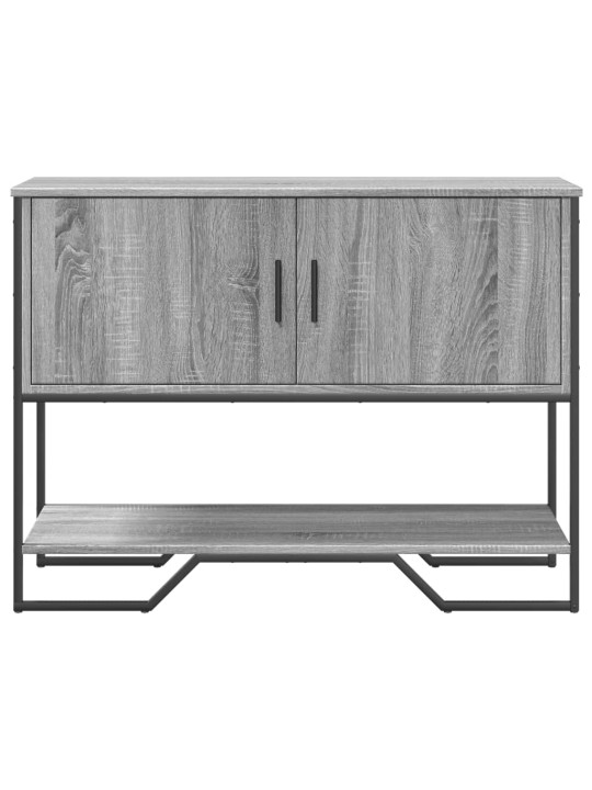 Konsoles galdiņš, pelēcīgs, 100x35x74,5 cm, inženierijas koks