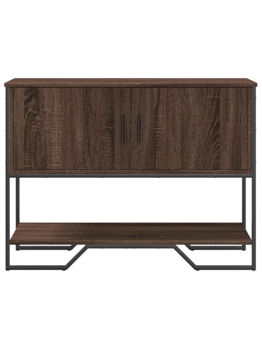 Konsoles galdiņš, brūns, 100x35x74,5 cm, inženierijas koks