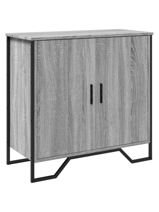 Kumode, pelēka ozolkoka, 78x35,5x74,5 cm, inženierijas koks