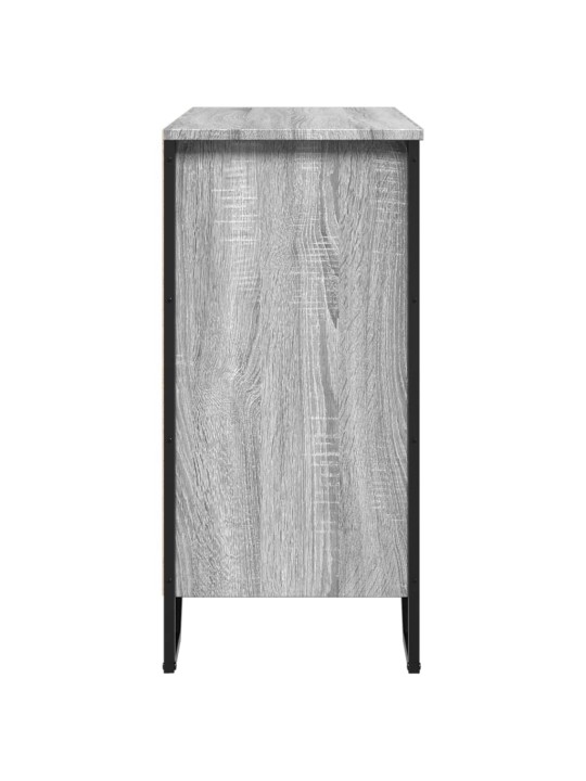 Kumode, pelēka ozolkoka, 78x35,5x74,5 cm, inženierijas koks