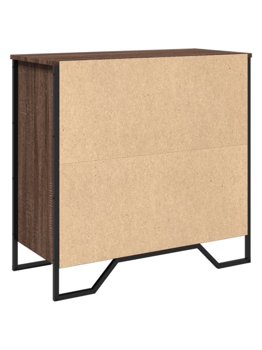 Kumode, brūna ozolkok, 78x35,5x74,5 cm, inženierijas koks