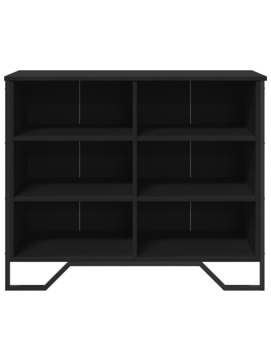 Kumode, melns, 91x35,5x74,5 cm, inženierijas koks