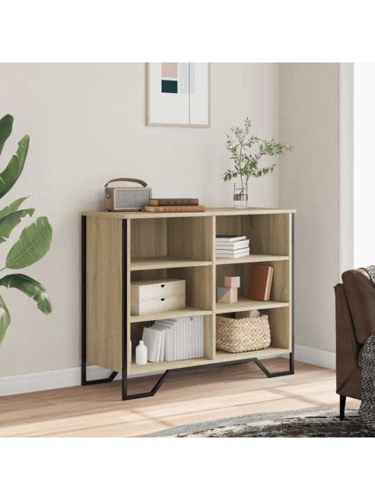 Kumode, ozolkoka krāsā, 91x35,5x74,5 cm, inženierijas koks