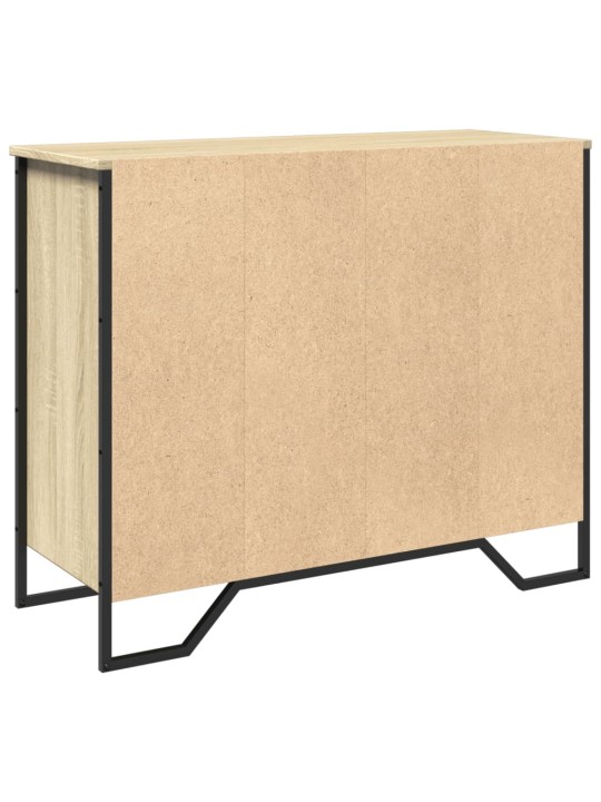 Kumode, ozolkoka krāsā, 91x35,5x74,5 cm, inženierijas koks