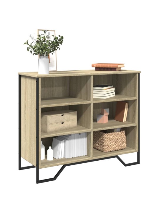 Kumode, ozolkoka krāsā, 91x35,5x74,5 cm, inženierijas koks