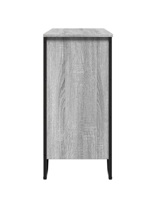 Kumode, pelēka ozolkoka, 91x35,5x74,5 cm, inženierijas koks