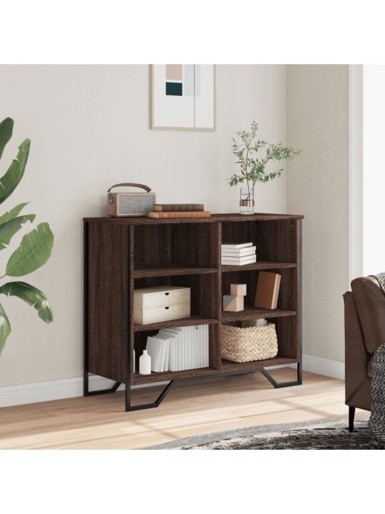 Kumode, brūna ozolkok, 91x35,5x74,5 cm, inženierijas koks