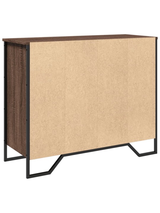 Kumode, brūna ozolkok, 91x35,5x74,5 cm, inženierijas koks