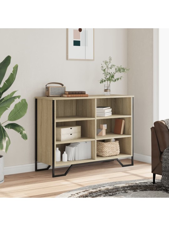 Kumode, ozolkoka krāsā, 101x35,5x74,5 cm, inženierijas koks